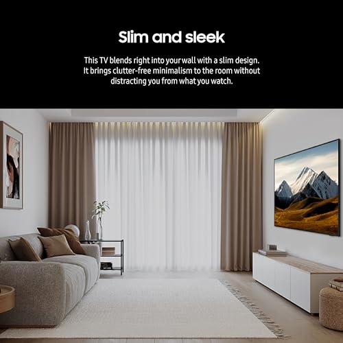 SAMSUNG 75-Inch Class 4K Crystal UHD DU8000 Series HDR Smart TV w/Object Tracking Sound Lite, Motion Xcelerator, Ultra Slim Design, Gaming Hub, Alexa Built-in (UN75DU8000, 2024 Model)