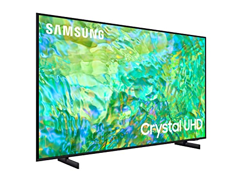 SAMSUNG 65-Inch Class Crystal UHD 4K CU8000 Series PurColor,Object Tracking Sound Lite, Q-Symphony, Motion Xcelerator, Ultra Slim, Solar Remote, Smart TV with Alexa Built-in (UN65CU8000,2023 Model)