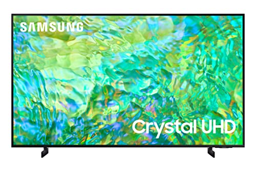 SAMSUNG 65-Inch Class Crystal UHD 4K CU8000 Series PurColor,Object Tracking Sound Lite, Q-Symphony, Motion Xcelerator, Ultra Slim, Solar Remote, Smart TV with Alexa Built-in (UN65CU8000,2023 Model)