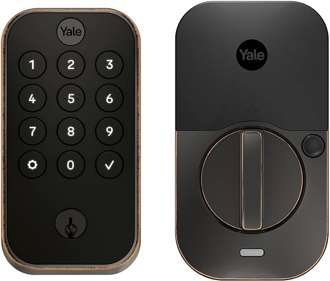 Yale Security Assure Lock 2 with Wi-Fi, Keypad Smart Lock with Back-Up Key - YRD410-WF1-619