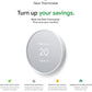 Google Nest Thermostat - Smart Thermostat for Home - Programmable Wifi Thermostat