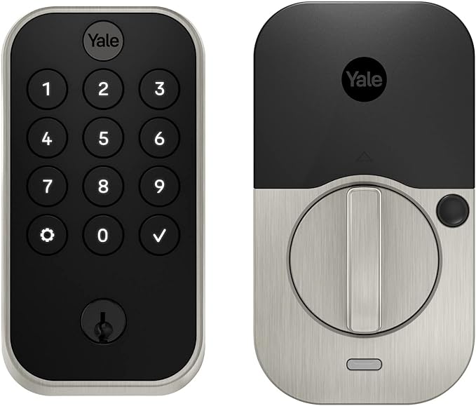 Yale Security Assure Lock 2 with Wi-Fi, Keypad Smart Lock with Back-Up Key - YRD410-WF1-619