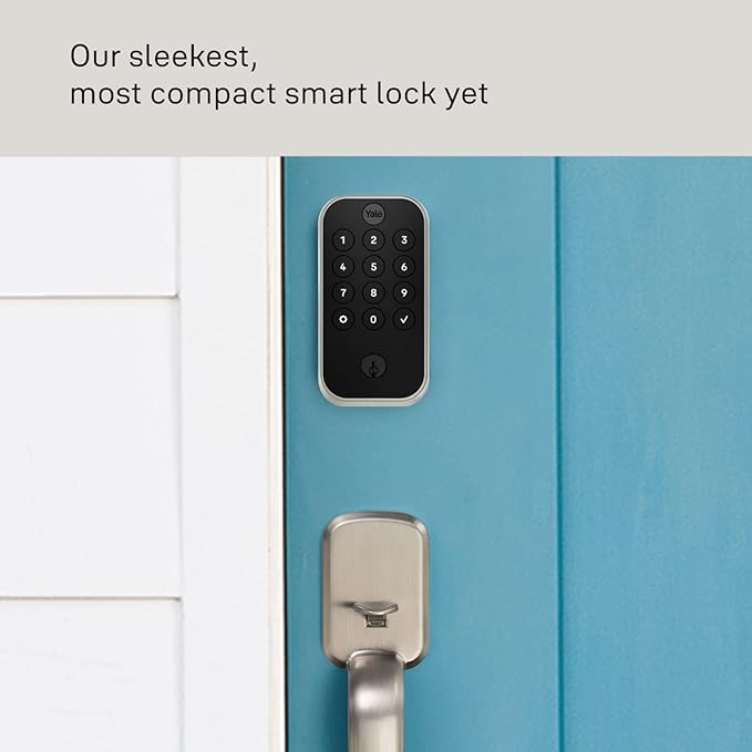 Yale Security Assure Lock 2 with Wi-Fi, Keypad Smart Lock with Back-Up Key - YRD410-WF1-619