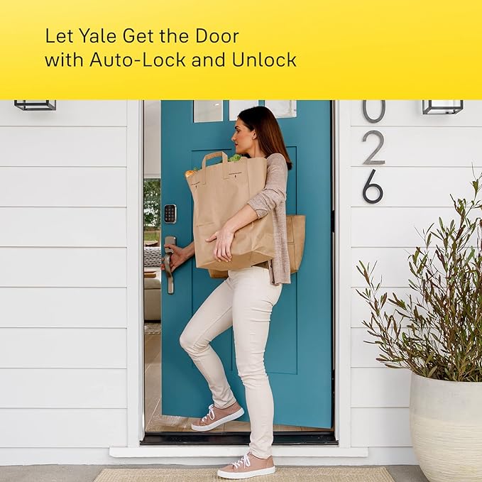 Yale Security Assure Lock 2 with Wi-Fi, Keypad Smart Lock with Back-Up Key - YRD410-WF1-619