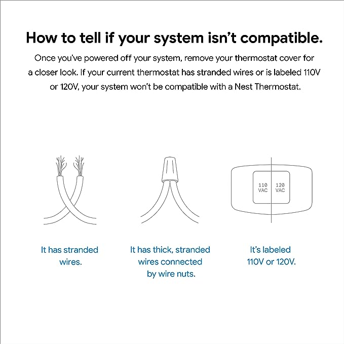 Google Nest Thermostat - Smart Thermostat for Home - Programmable Wifi Thermostat